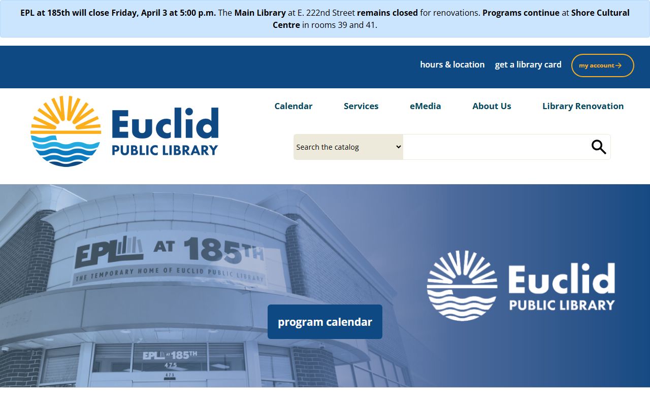 Euclid Public Library for Euclid genealogy records research
