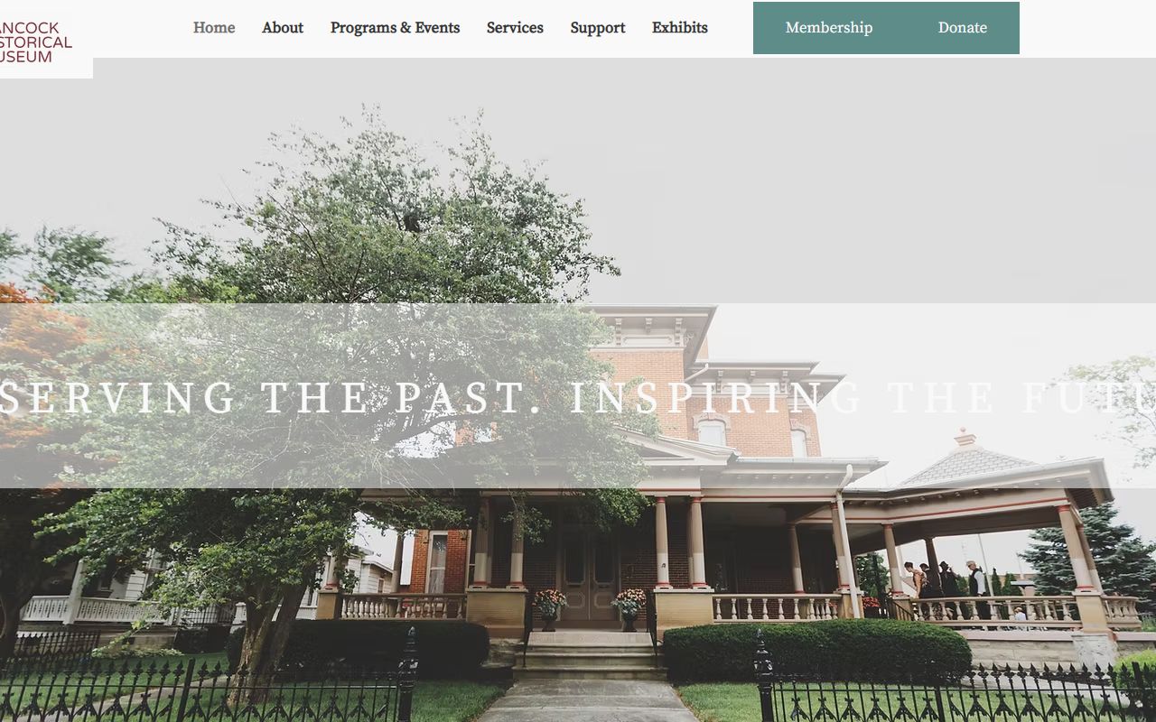 Hancock Historical Museum for Findlay genealogy records research