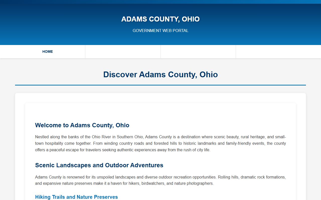 Adams County Recorder office for Adams County genealogy records