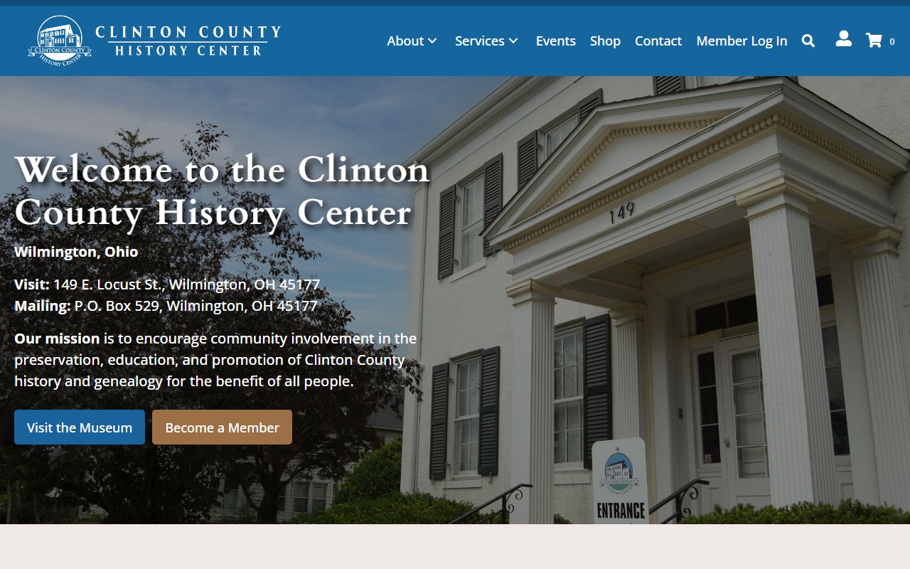 Clinton County Historical Society for Clinton County genealogy records