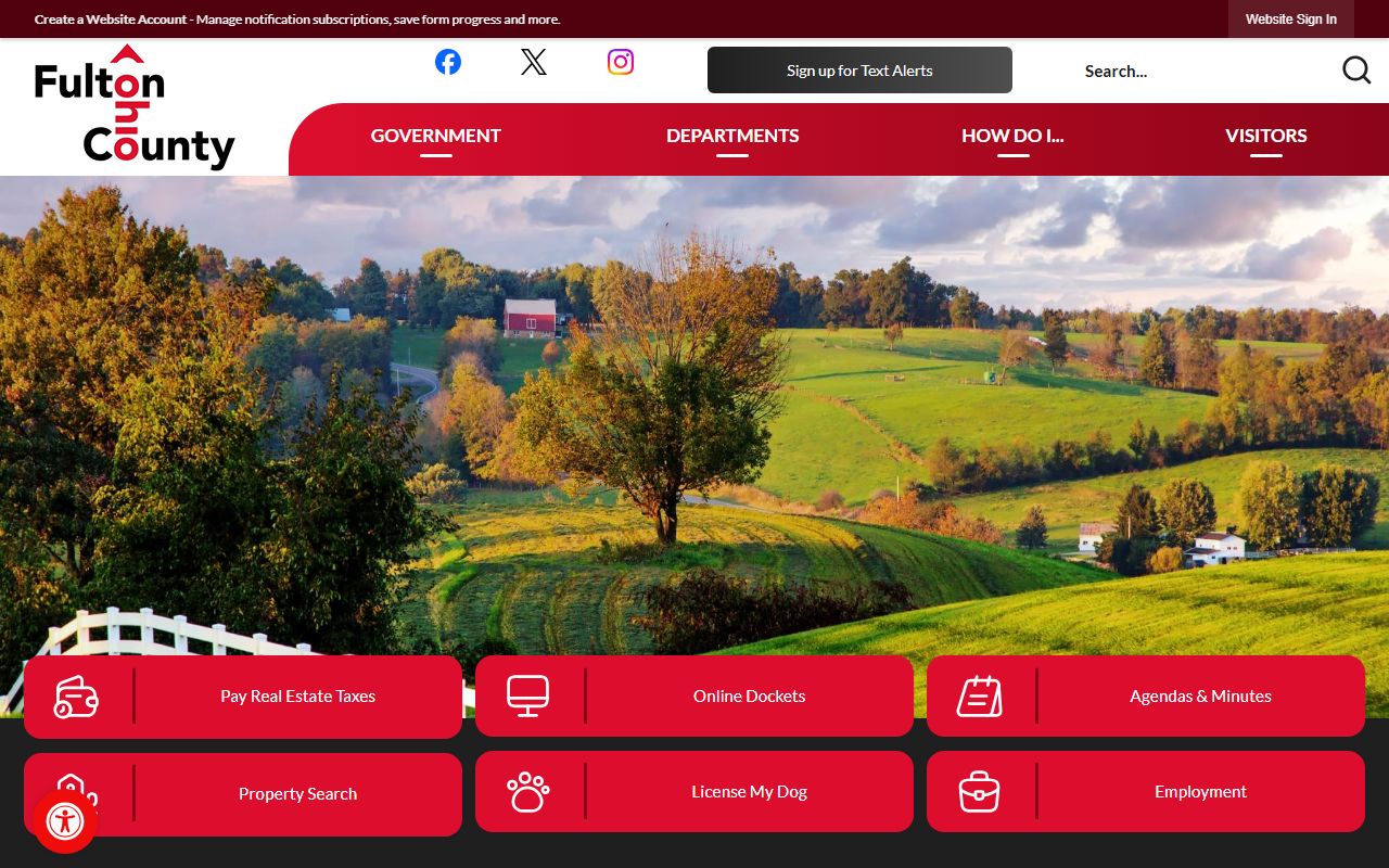 Fulton County Records Center for Fulton County genealogy records