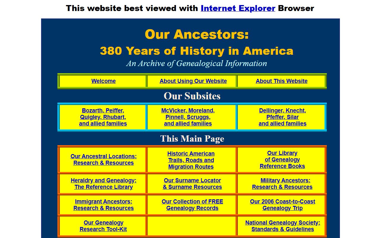 Guernsey County Archives page for Guernsey County genealogy records