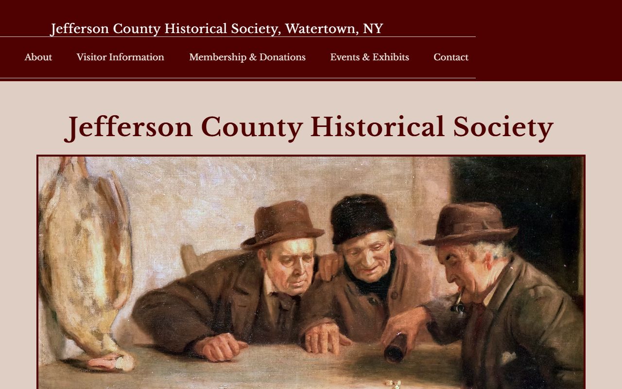 Jefferson County Historical Society for Jefferson County genealogy records