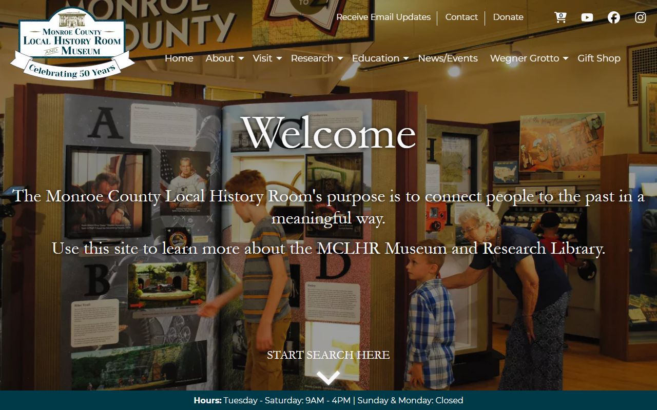 Monroe County Historical Society for Monroe County genealogy records research