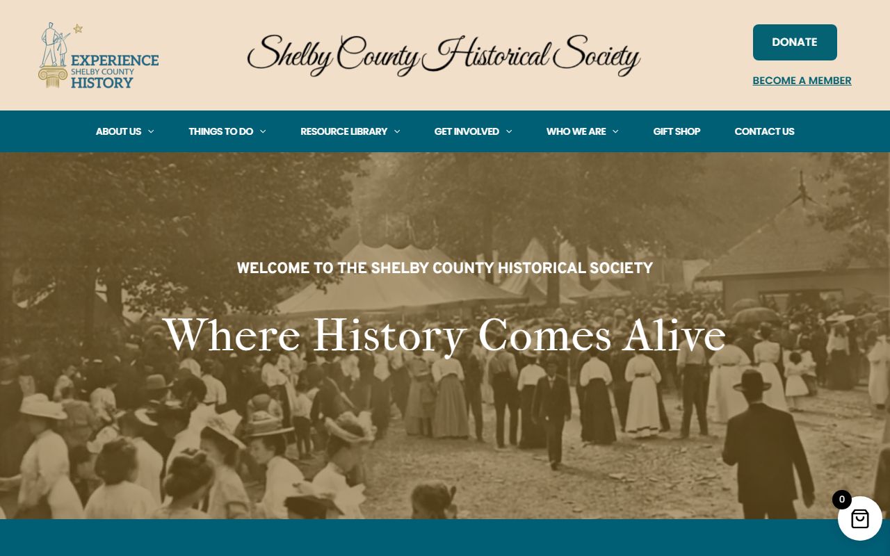 Shelby County Historical Society for Shelby County genealogy research