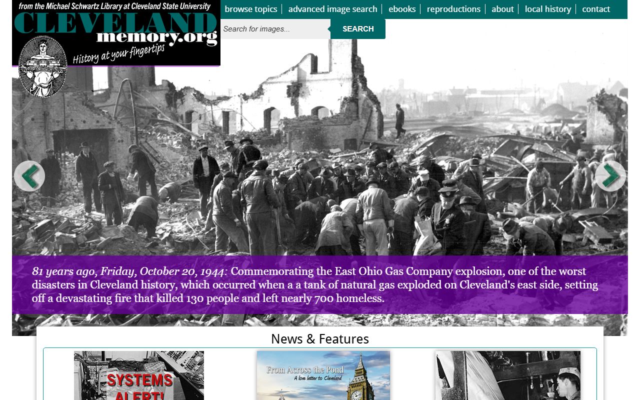 Cleveland Memory Project historical Ohio genealogy records